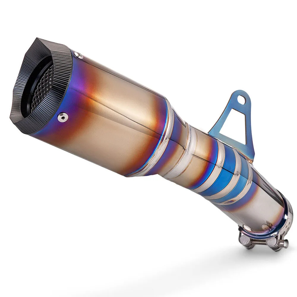 Für BMW S1000RR 2015-2017 Auspuff & Auspuffsysteme - Titan Modifiziertes Mittelrohr Schalldämpfer Endrohre Auspuffrohre – Detail 2