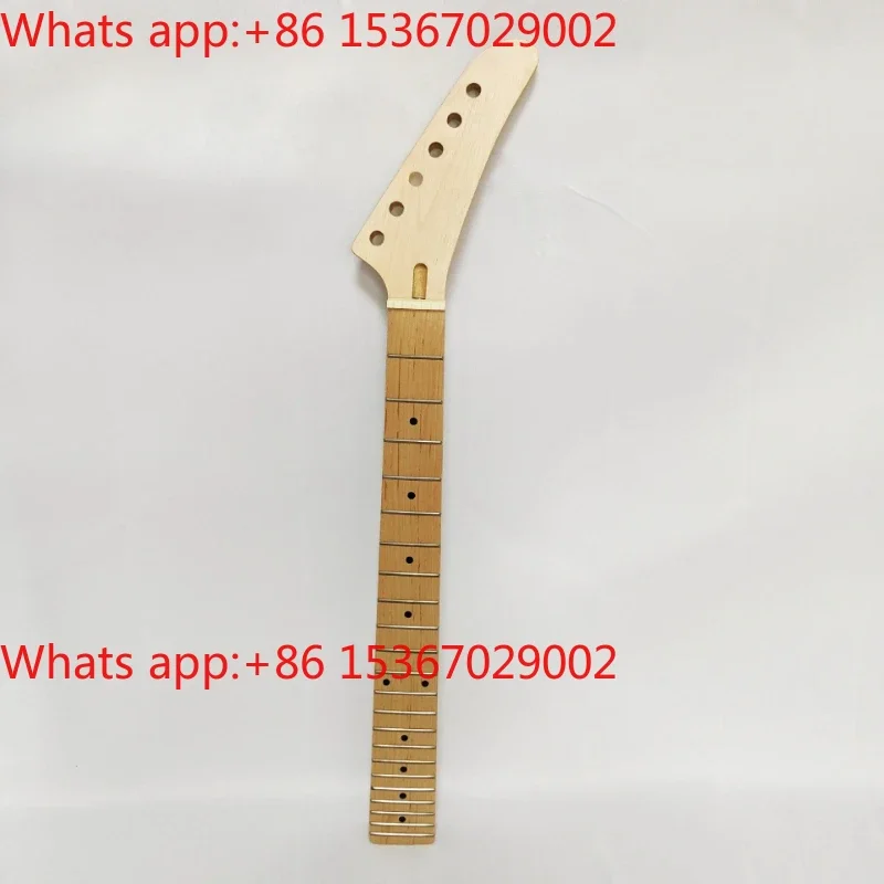 T-shaped banana head 6-string 22-fret rosewood fretboard Canadian maple matte electric guitar with back midline neck
