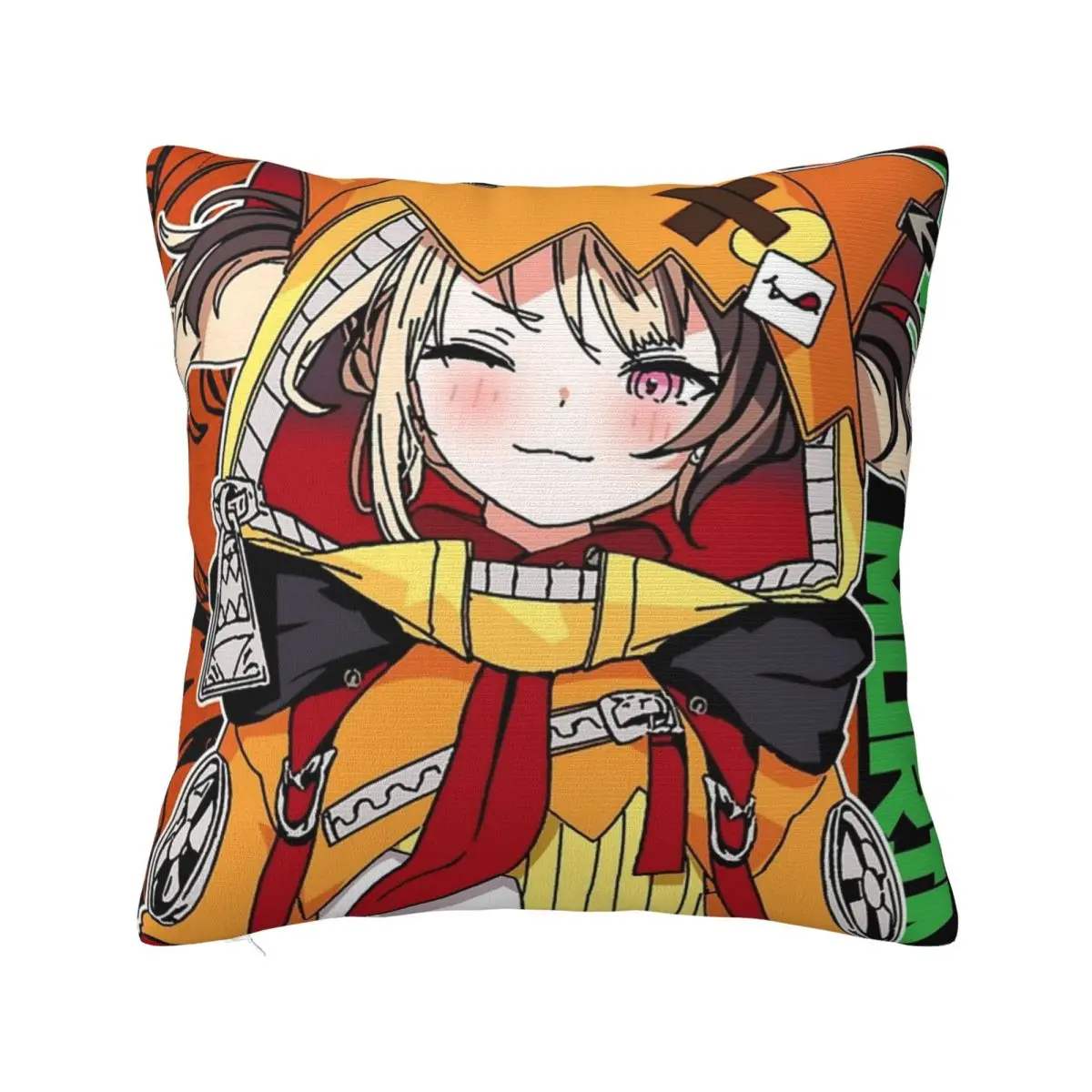 Gigi Murin Justice Hololive Pillowcase Printed Cushion Cover Decorations Throw Pillow Case Cover Home Wholesale 45*45cm
