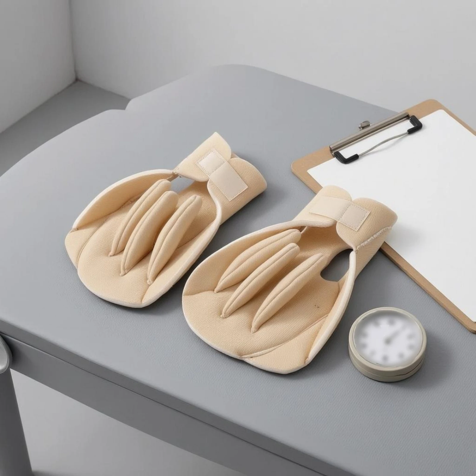 Finger Separator Gloves Adjustable Finger Separator Glove Wrist Support Splint Lightweight Rehabilitation Supply Breathable - view 4