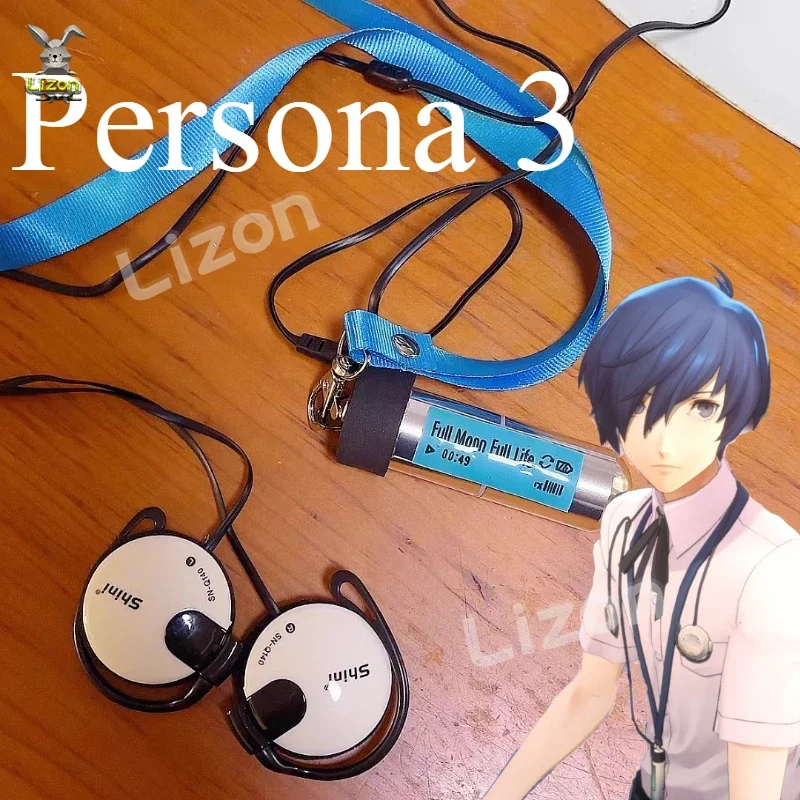 Persona 3 Cosplay Makoto Yuki Minato Arisato Junpei Iori Man MP3 Walkman Props 3D armband Cosplay Props