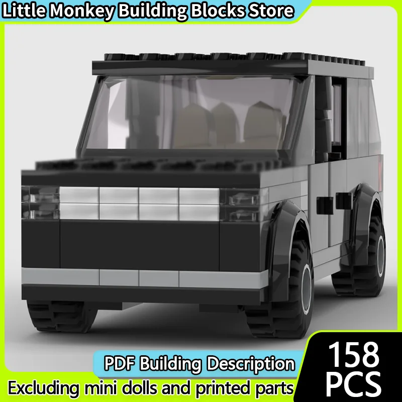 

Модель городской автомобиль MOC, строительные кирпичи, роскошный спортивный универсальный автомобиль, модульная технология, детские праздничные подарки, сборные игрушки, костюм