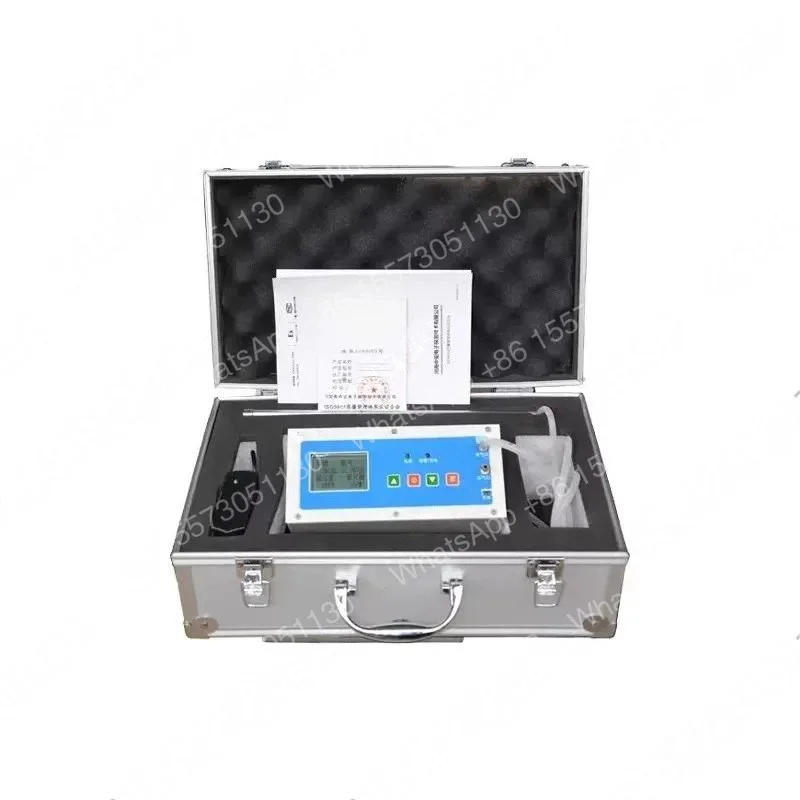 Pump-Suction 4-in-1 Gas Detector for Combustible/O2/H2S/CO, High Suction, Portable Gas Leak