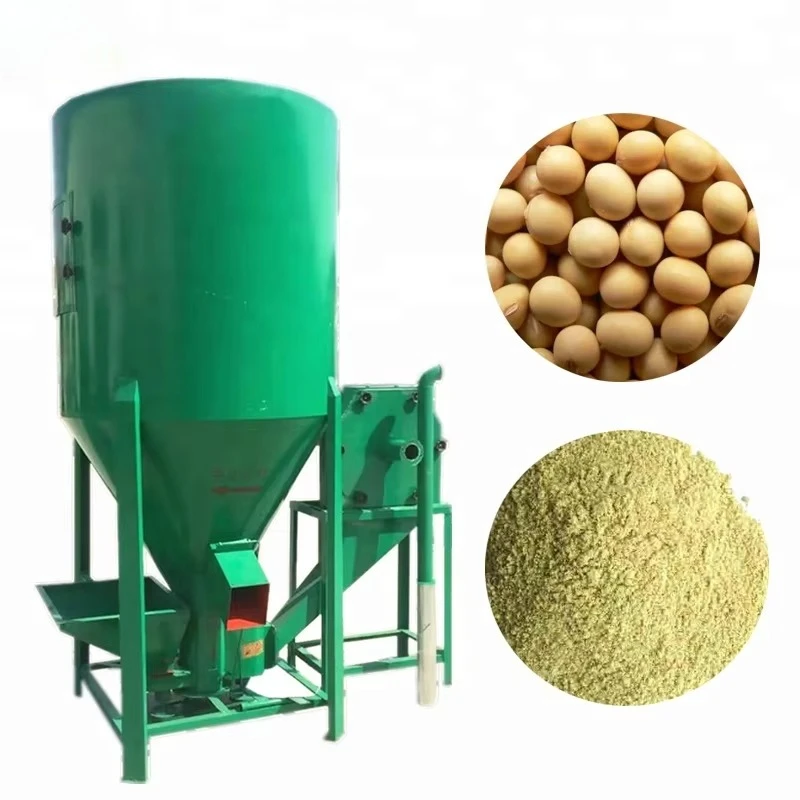 

Horizontal Poultry Feed Making And Mixing Machine Animal Feed Grinder And Mixer