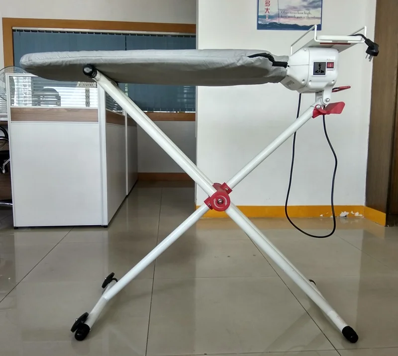 

Foldable and Reversible Steam Ironing Board with air Blowing Function Adjustable Three Grade Height with Different Steam Station