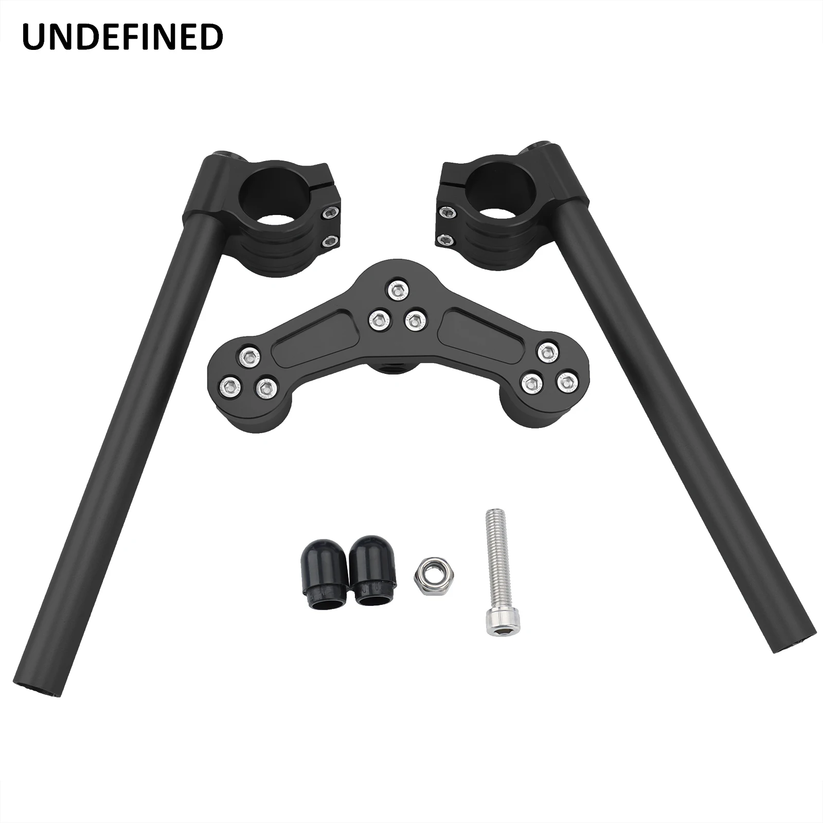 Motorcycle Black Handlebar Adjustable For Honda Ruckus Zoomer NPS50 Handle Bars Modified Parts Moto Accessories CNC Aluminum