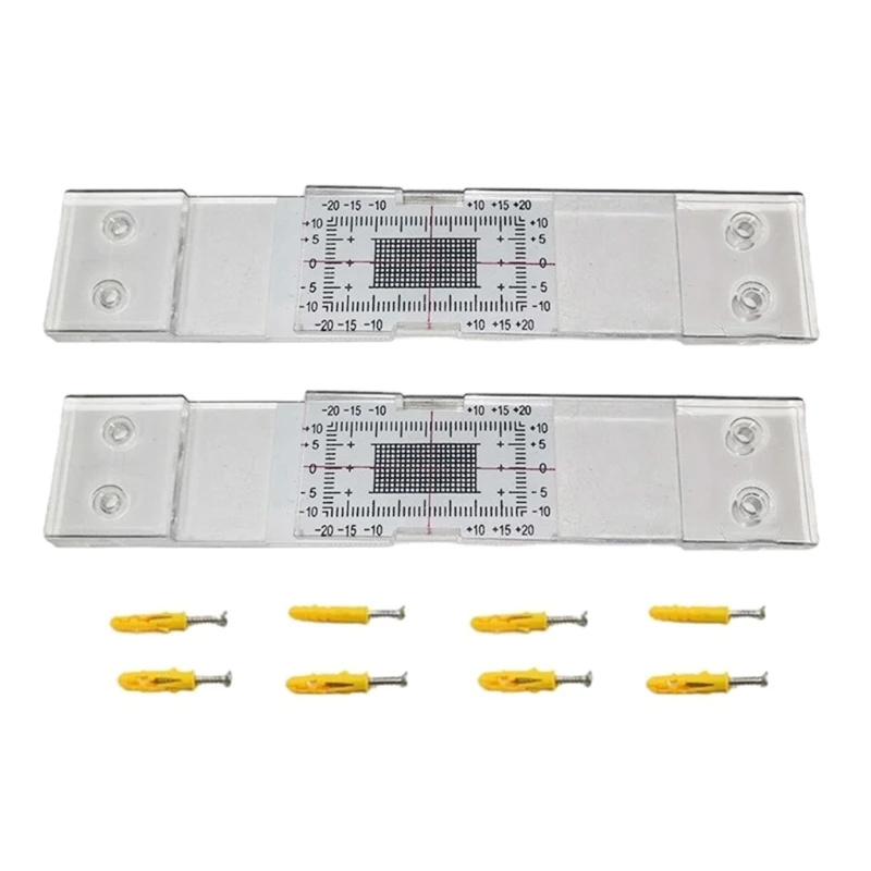 Standard Concrete Crack Gauge (2 Pack or 4 Pack)  Accurate Crack Monitoring Record Tool Crack Measuring Ruler DropShipping