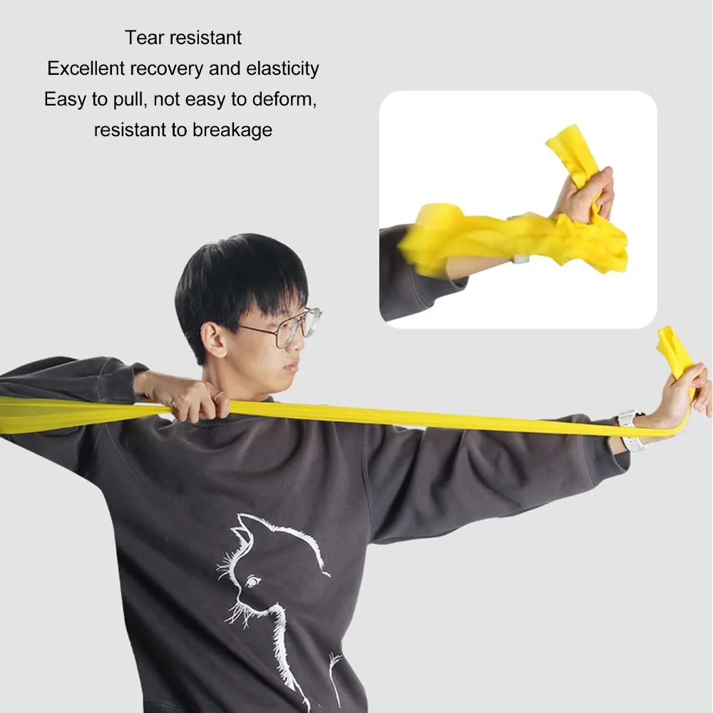 Durable Latex Archery Tension Band Good Rebound High Tension Archery Resistance Band Arm Strength Band for Posture Adjustment