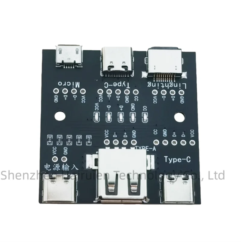 Data cable detection board DT3 is suitable for Apple Android phone Type-C fast charging cable abnormality detector module