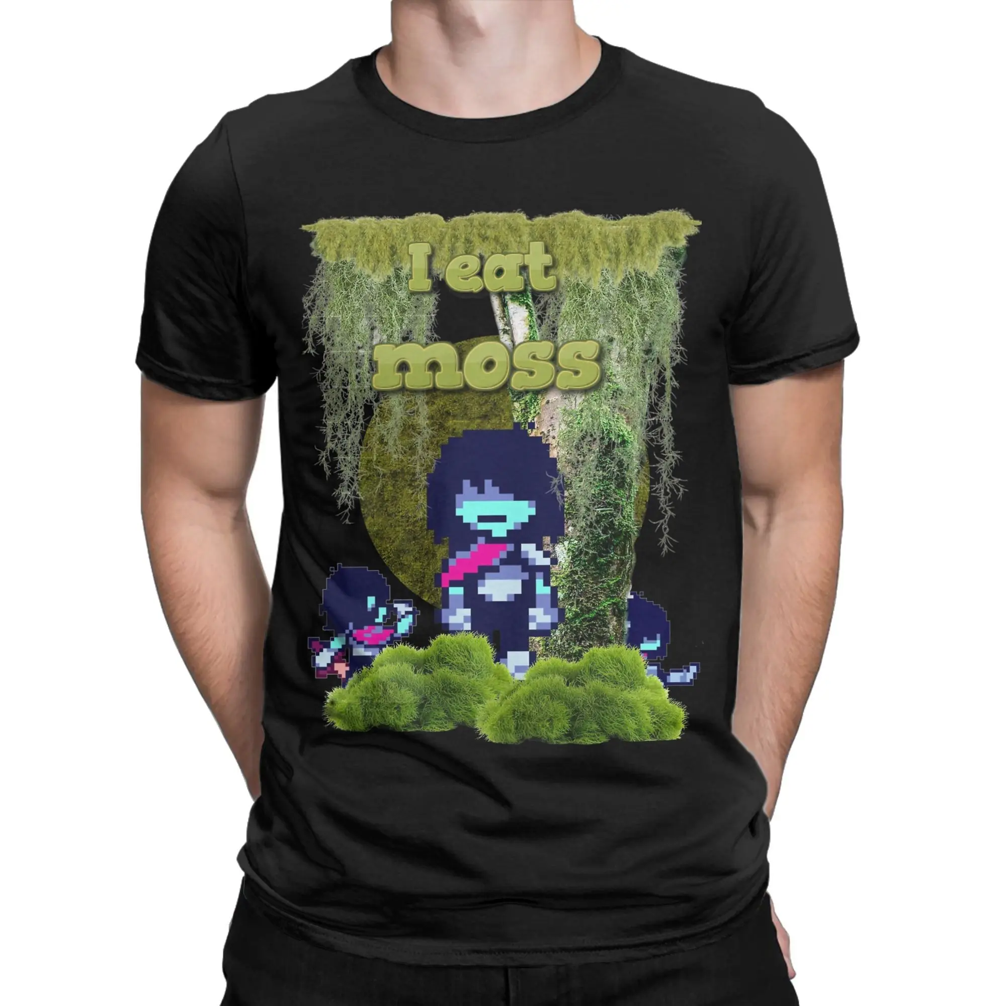 I Eat Moss Kris Deltarune Apparel Men Women T Shirts Pure Cotton Tee New Arrival  T-shirt Clothing
