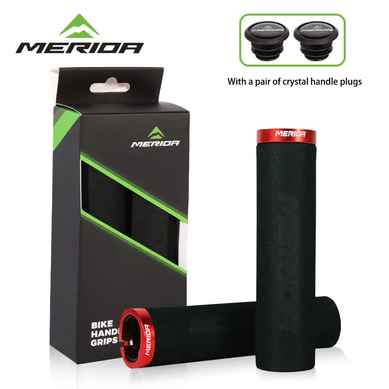 MERIDA Handlebar GripsMountain Bike Universal Shock Absorption and Anti-slip