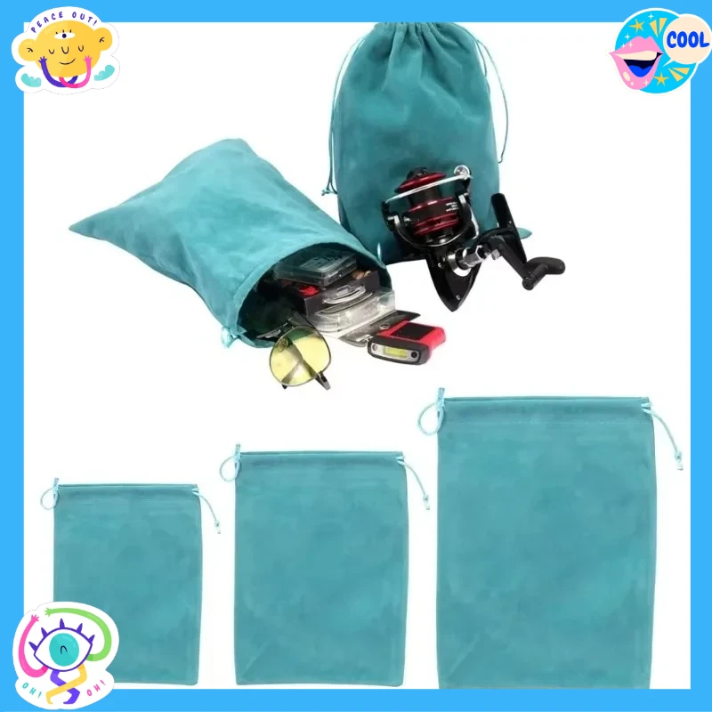Torba na akcesoria wędkarskie, torba na kołowrotek, przenośna torba ochronna na kołowrotek ze sznurkiem