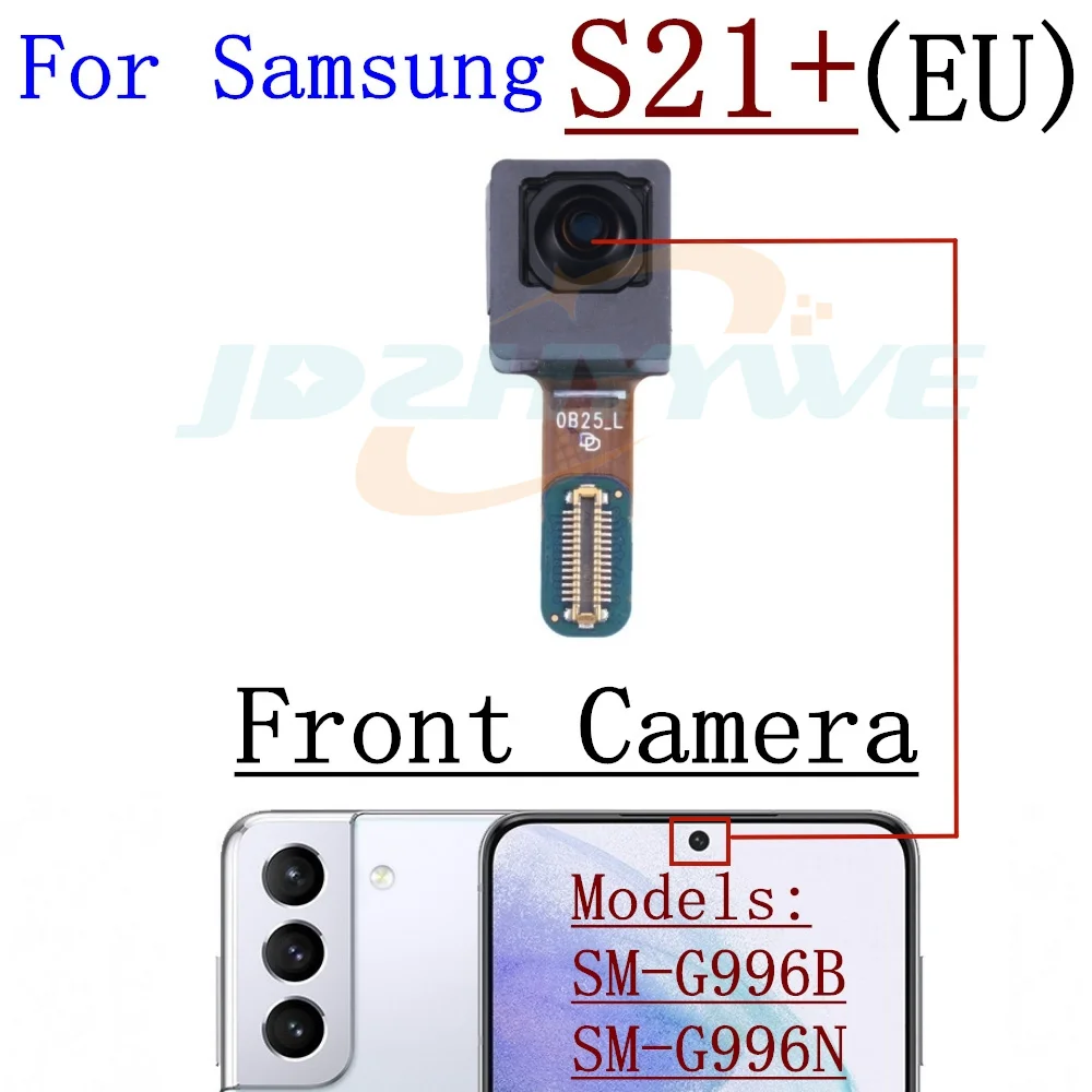 Front Rear View Back Camera For Samsung Galaxy S21+Plus Small Frontal Main Facing Camera Module Flex Replacement Parts