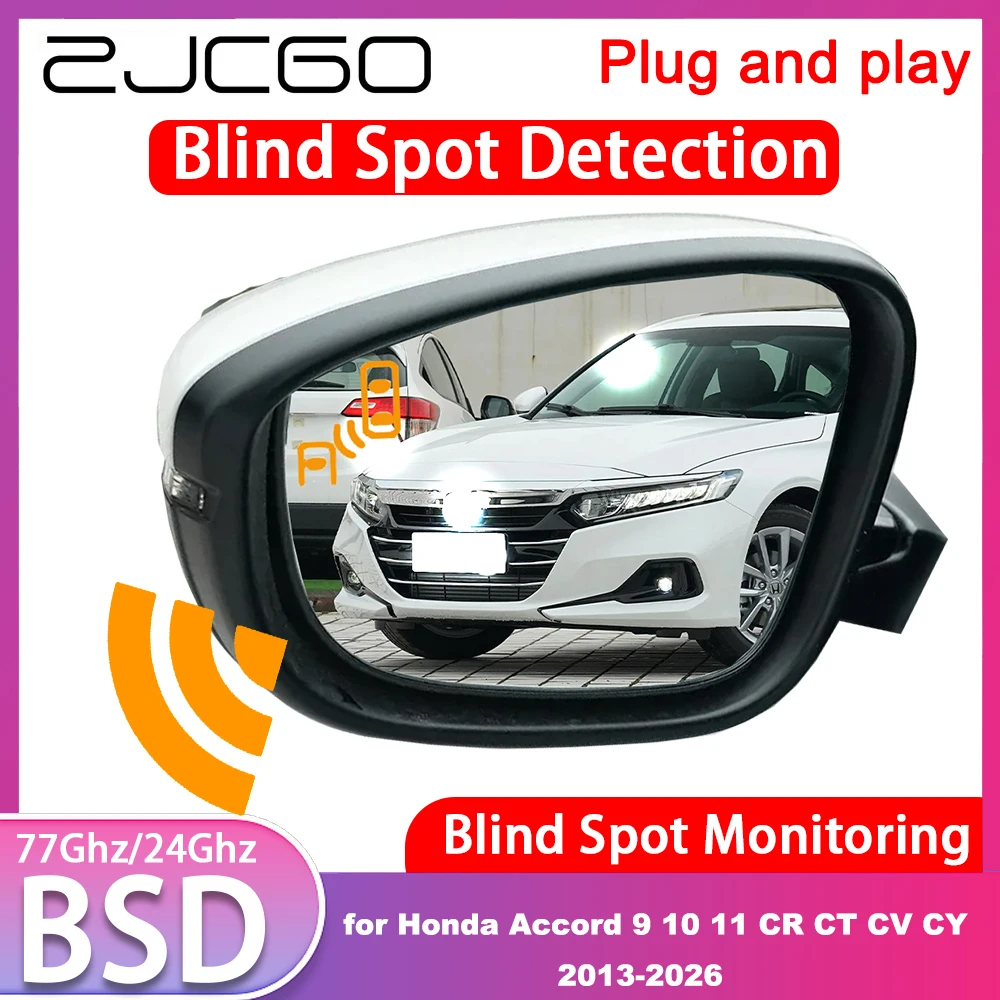 for Honda Accord 9 10 11 CR CT CV CY 2013-2026 OEM Active Blind Spot Assist Detection Monitoring Information System 77GHz Radar
