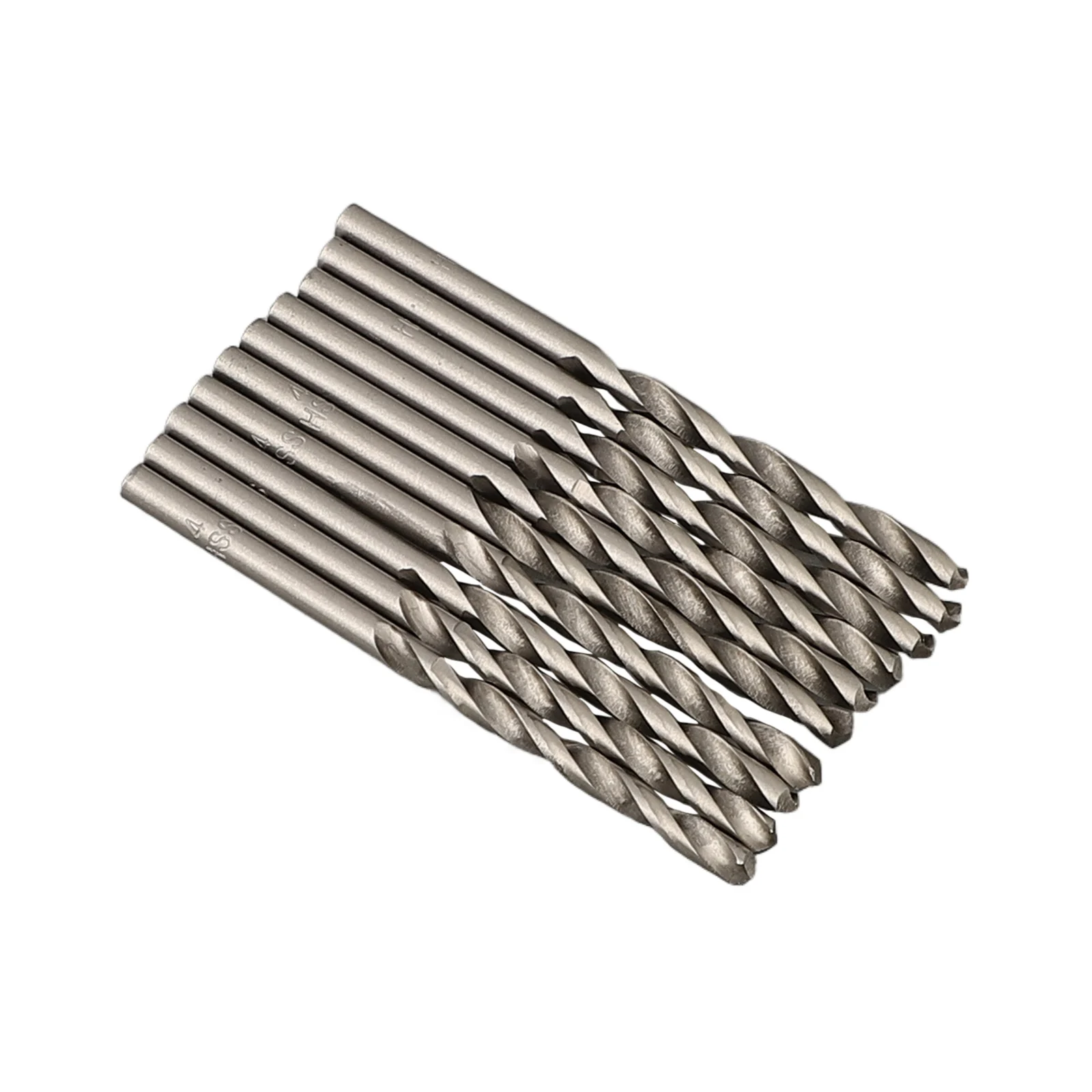 Электроинструменты, сверло для дерева, алюминия, 10 шт., 4 мм, сверлильный шнек, высокоскоростная сталь, витое сверло с прямым хвостовиком