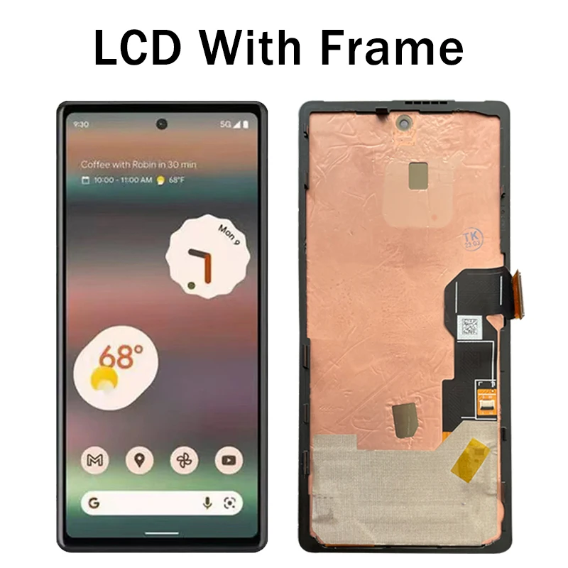 Imagem -04 - Original Lcd Display Touch Screen com Frame Montagem Digitador Google Pixel 6a 6a Gx7as Gb62z G1azg