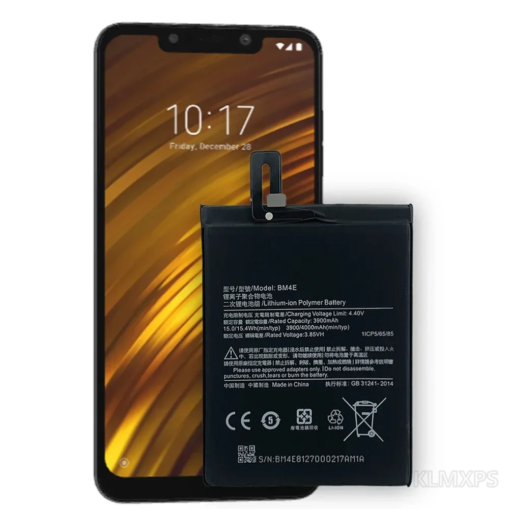 POCO F1 Replacement Battery BM4E Built-in Lithium Battery For Xiaomi Mi POCO F1 Phone Repair Battery Compatible Model