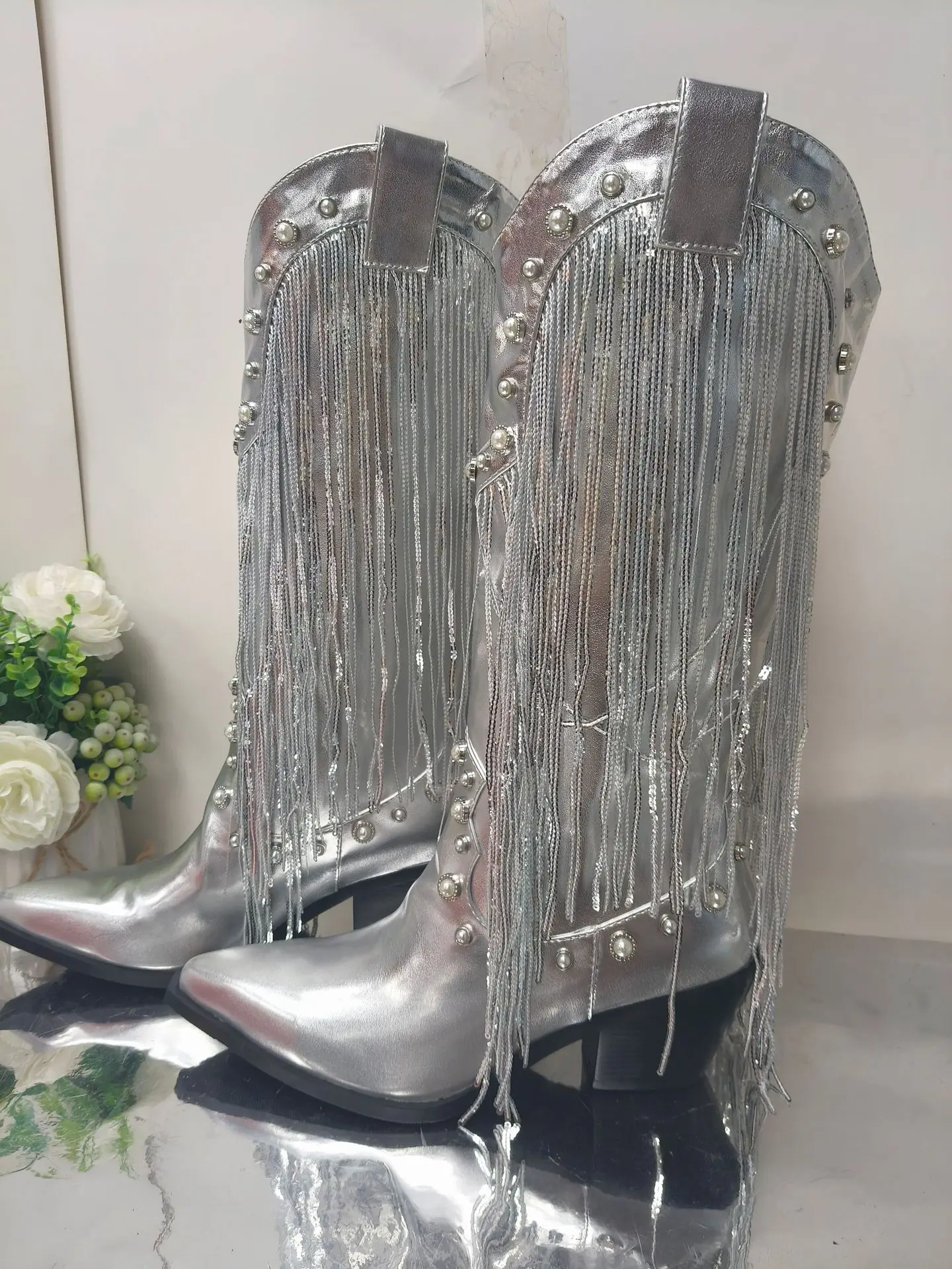 Sequined Tassel Poi… - image