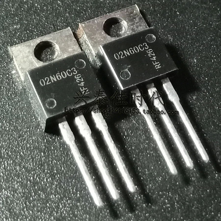 Original 5PCS/lot 02N60C3 SPP02N60C3 1.8A/650V TO-220