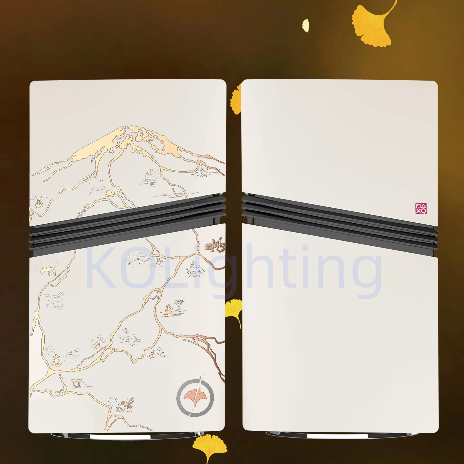 غطاء واجهة Ghost Case غطاء بديل من البلاستيك الصلب لجهاز Playstation 5 Pro Model Digital Edition Console Accessories Yotei #5