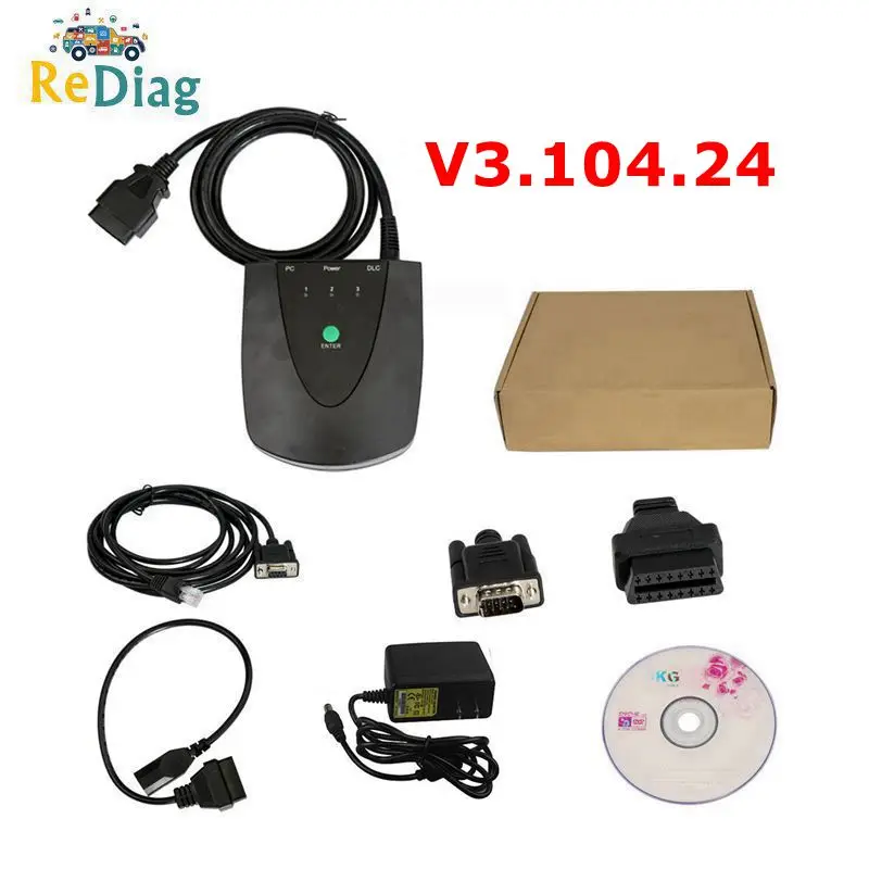 V3.104.24 For Honda HDS Tool HIM Diagnostic Tool For Honda HDS Newest Version with Double Board USB1.1 To RS232 OBD2 Scanner