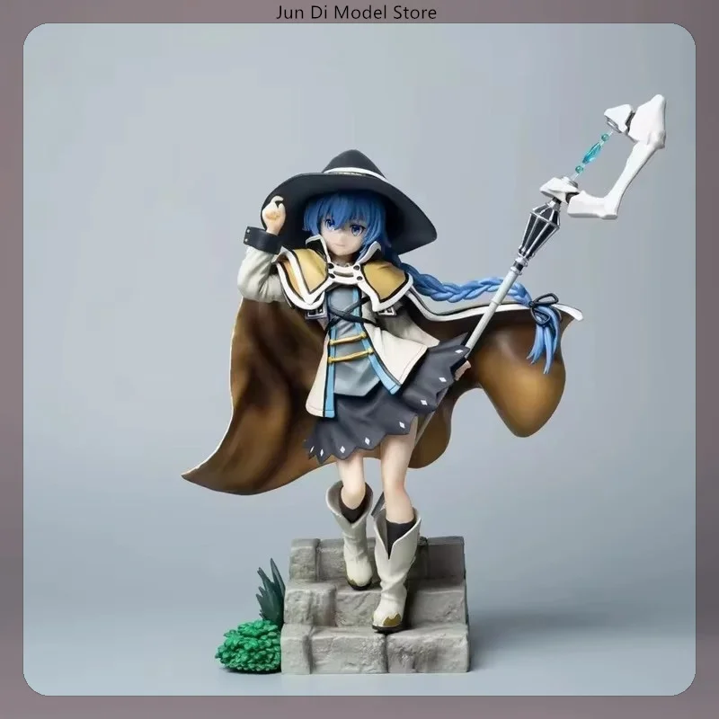 25cm Mushoku Tensei Roxy Standing posture Anime Girl Figure Model Gk Statue Boys Collection Desktop Decoration Ornament Toys