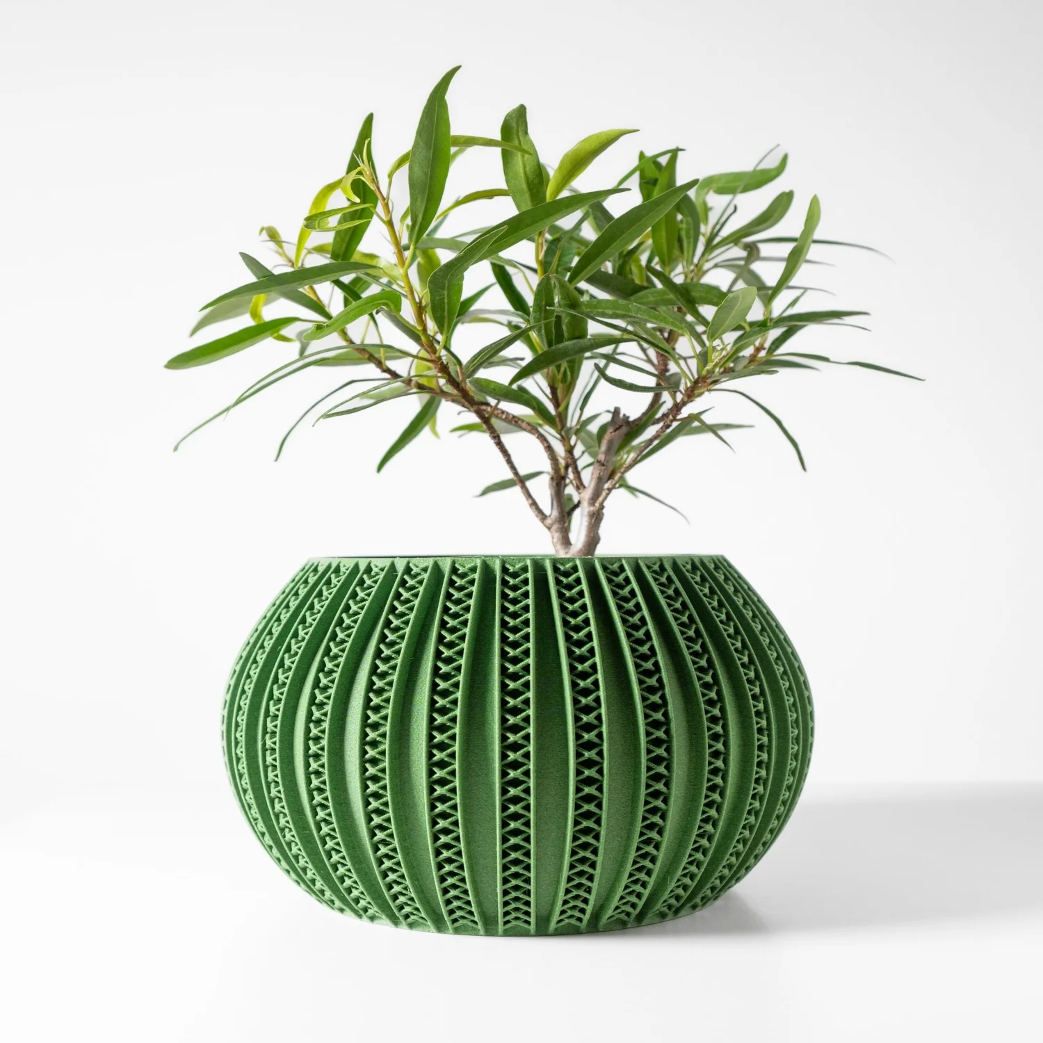 

Modern Minimalist 3D Printed Plant Pot – Biodegradable Flower Planter for Home Decor, Eco-Friendly Sustainable Gift (Syne)