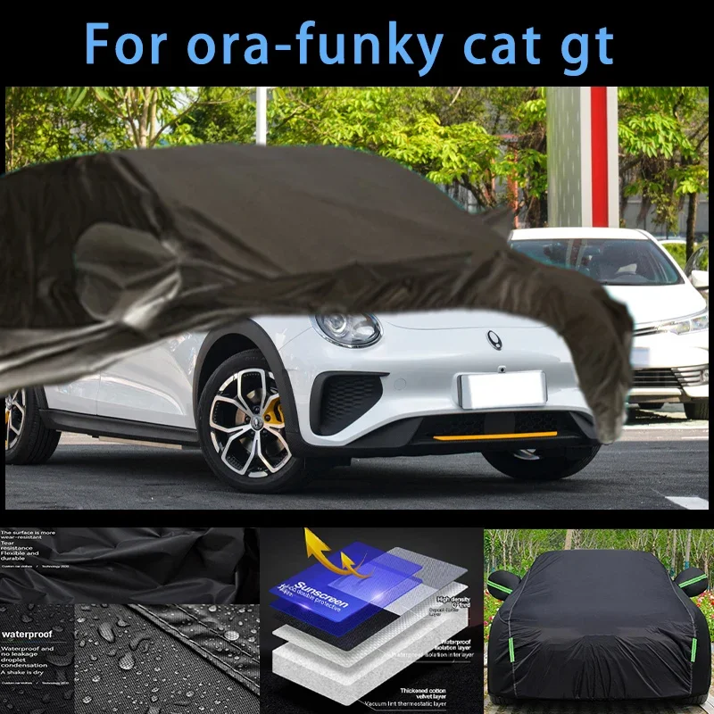 

For ora-funky cat gt Outdoor Protection Full Car Covers Snow Cover Sunshade Waterproof Dustproof Exterior Car accessories