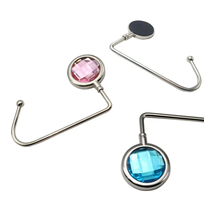 Metal Handbag Table Hook Hanger Hook Crystal Desk Hanger Multiple Umbrella Bag Desk Hanger Purse Bag Christmas Socks Hook Holder