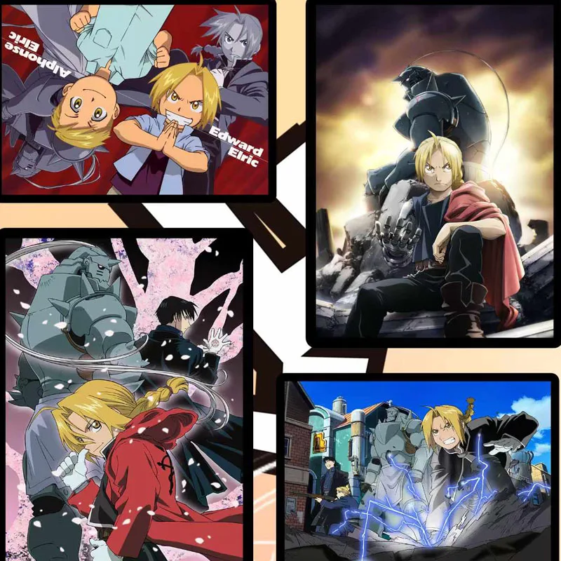 Wholesale Fullmetal Alchemist Art Board Collection Cards Fa A5 Matte Collection Anime Games Cards