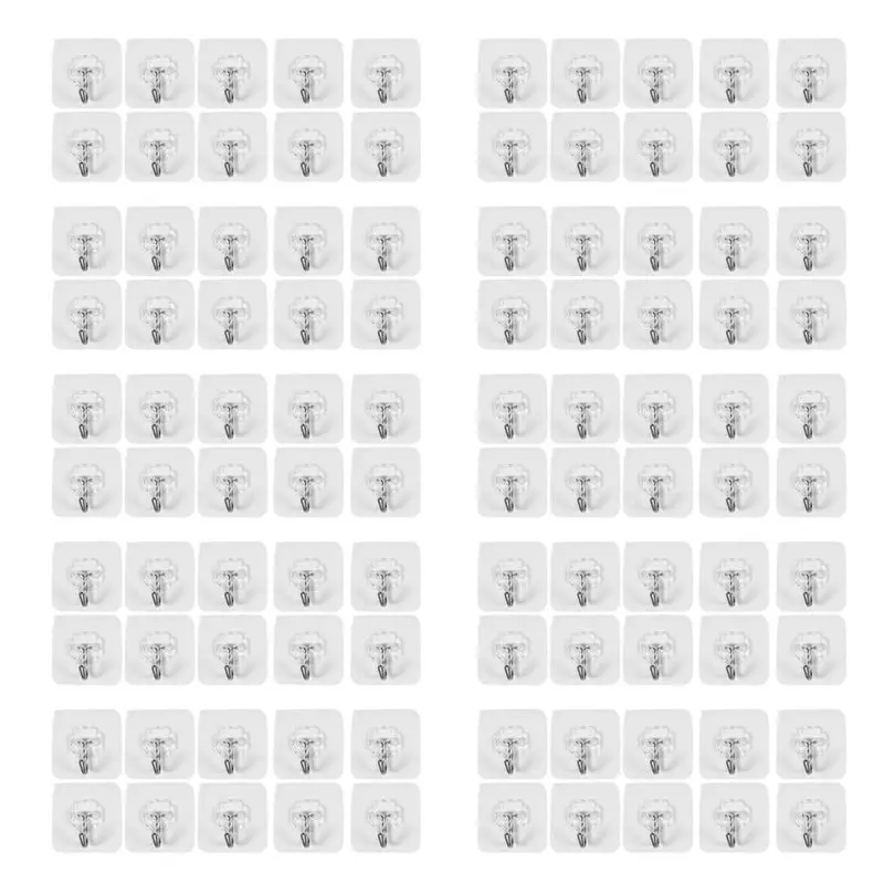 

ABXF-100: Набор многоразовых клейких крючков, прозрачные, сверхпрочные настенные крючки, не оставляющие следов, водонепроницаемые и маслостойкие.