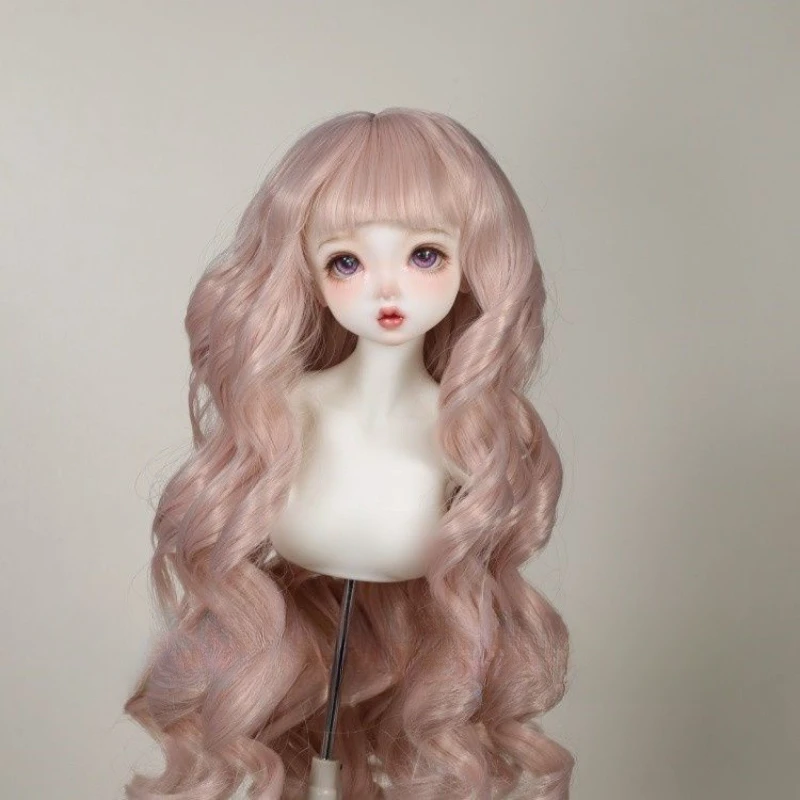 for Doll Shooting & Daily Collocation Fluffy Long Curly Wig Fits 1/3 1/4 1/6 Scale 60/45/30Cm Bjd Diy Custom Hair Prop for Doll