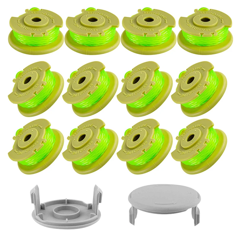 

Сменные катушки триммера 0,080 дюйма 11 футов для Ryobi One Plus AC80RL3, 18 В, 24 В и 40 В, сменные стержни для аккумуляторных триммеров