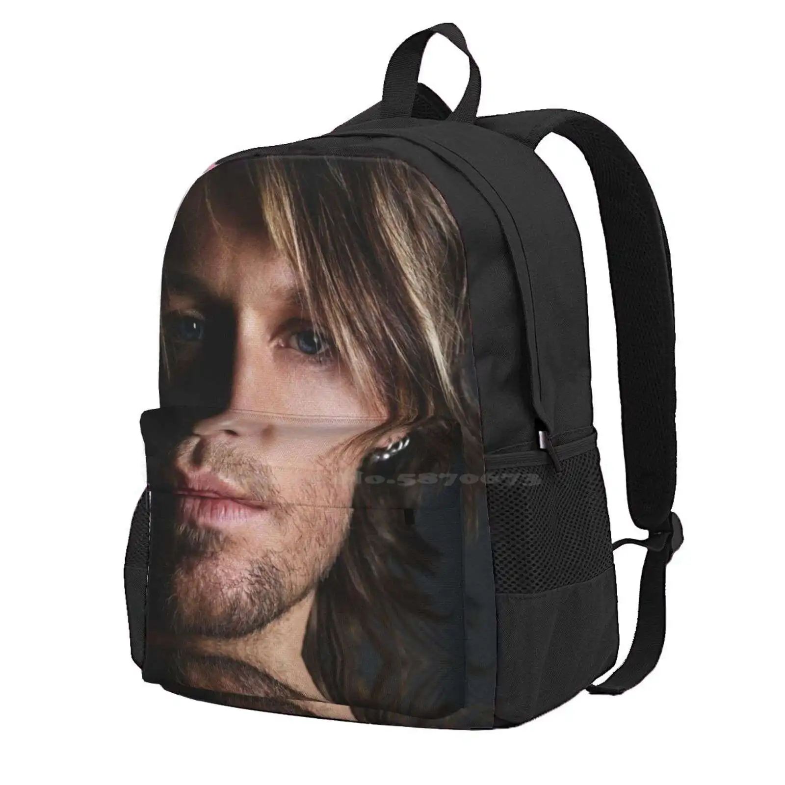 Keith Urban Love Pain The Whole Crazy Thing Hot Sale Schoolbag Backpack Fashion Bags Be Here Keith Urban Logo Keith Urban Tour