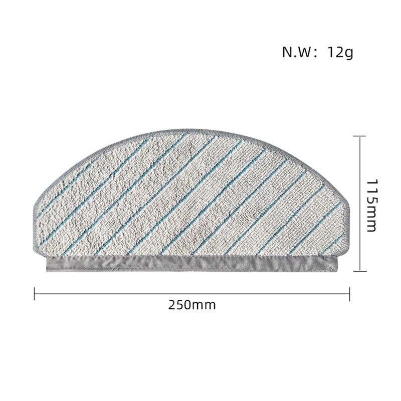 1 zestaw akcesoria zamienne dla ECOVACS T10 PLUS części zamienne do odkurzaczy robota główna szczotka z filtrem Hepa szmata Mop