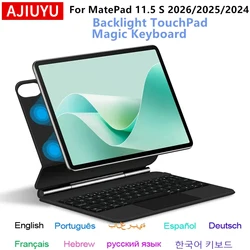 Backlight Magic Keyboard for Huawei MatePad 11.5 S 2026 2025 SLG-W10 W50 Case Matepad 11.5 S TGR-W09 11.5