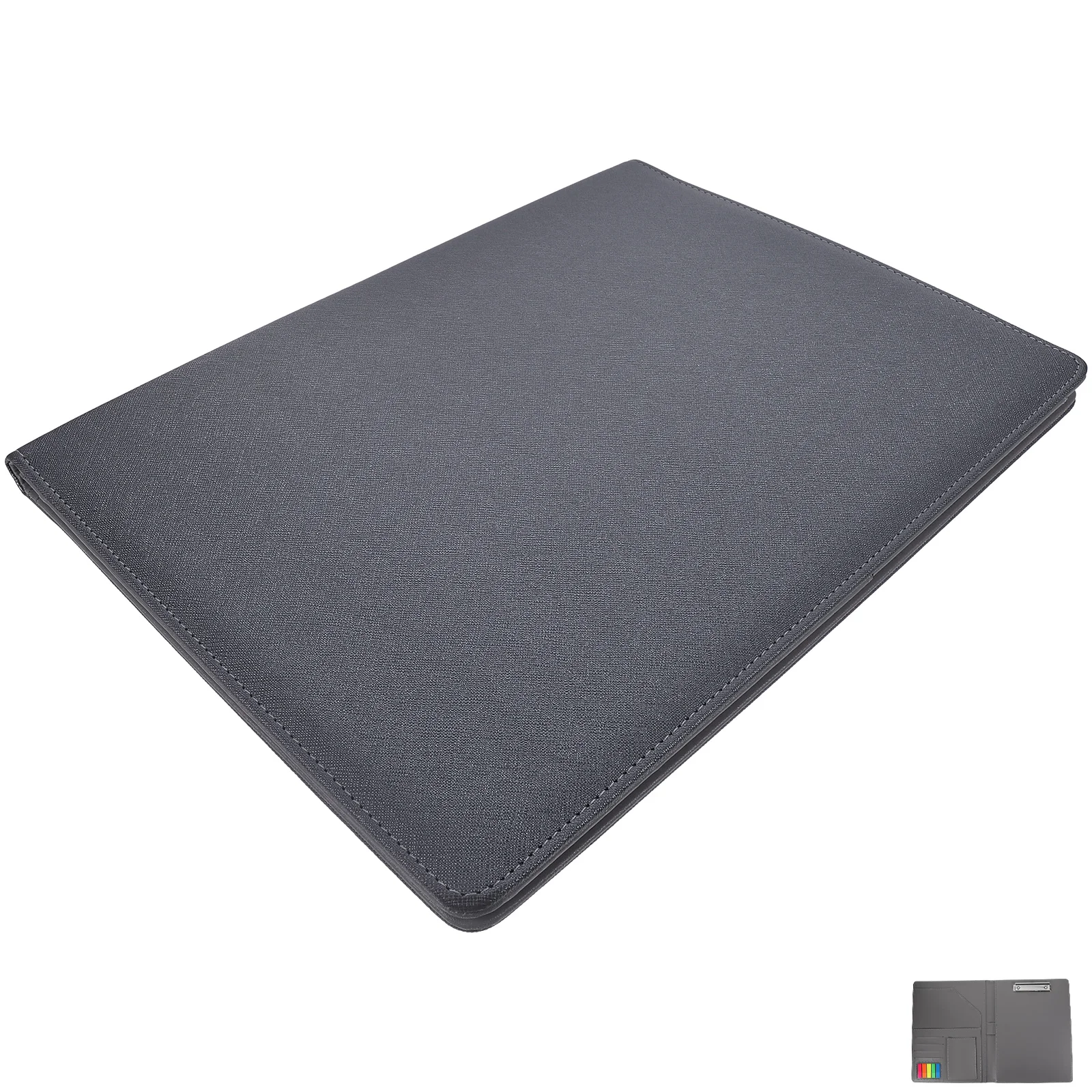 

1pc Business Folder Binder Portfolio Organizer Document Holder File Storage Board Office Supply Portfolio For Men Work