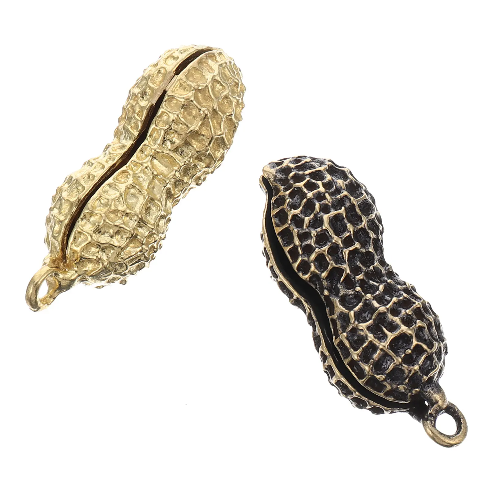 

2 pcs Copper Style Decorative Charm Decorative Keyring Pendant Key Ring Jewelry Delicate Keychains Key Ring Pendant Parts