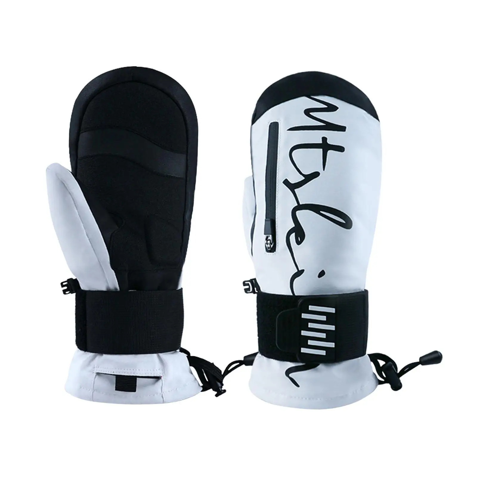 

Ski Gloves 1 Pair Waterproof Thermal Insulation Snowboarding Gloves Adults Snow