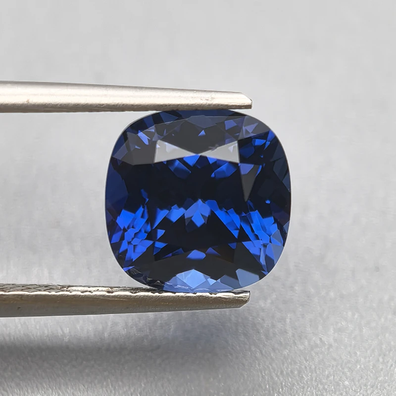 

Top Lab Grown Sapphire Gemstone SQ Cushion Cut Royal Blue Synthetic Blue Sapphire Gems Loose Stone With AGL Certificate