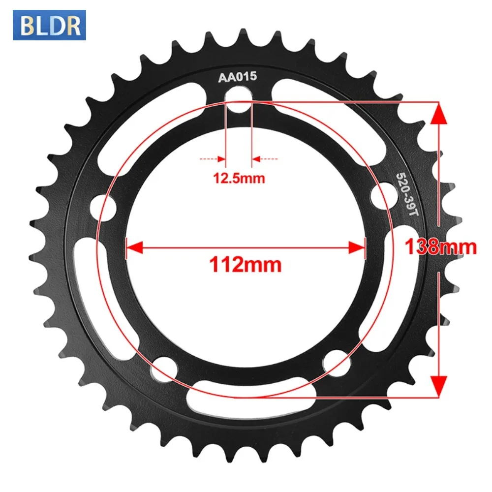 520 16T 17T Front 38T 39T 41T 43T Rear Sprocket for HONDA NC750 2014-2024 NC700  CT700 D N ND CTX700 NSS750 NC 700 750 - view 5