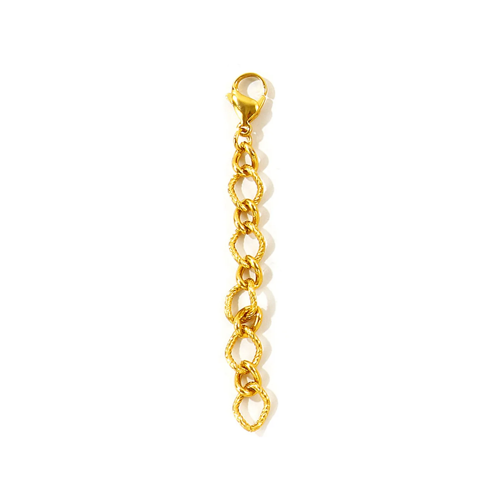 2 Stück 304 Edelstahl Strand-Bikini-Riemen-Clips Anhänger Schmuckherstellung Vergoldete Gliederkette Schmuck Großhandel – Detail 10