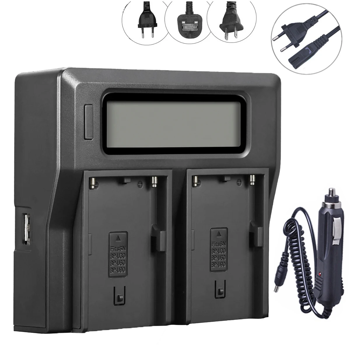 

Fast Dual Charger for Sony BC-U1 BP-U30 BP-U60 BP-U65 BP-U90 PXW-100 FS5 FS5K FS5M2 PXW-FS7 PXW-FS7K PXW-FS7M2 PXW-FS7M2K PXW-X1
