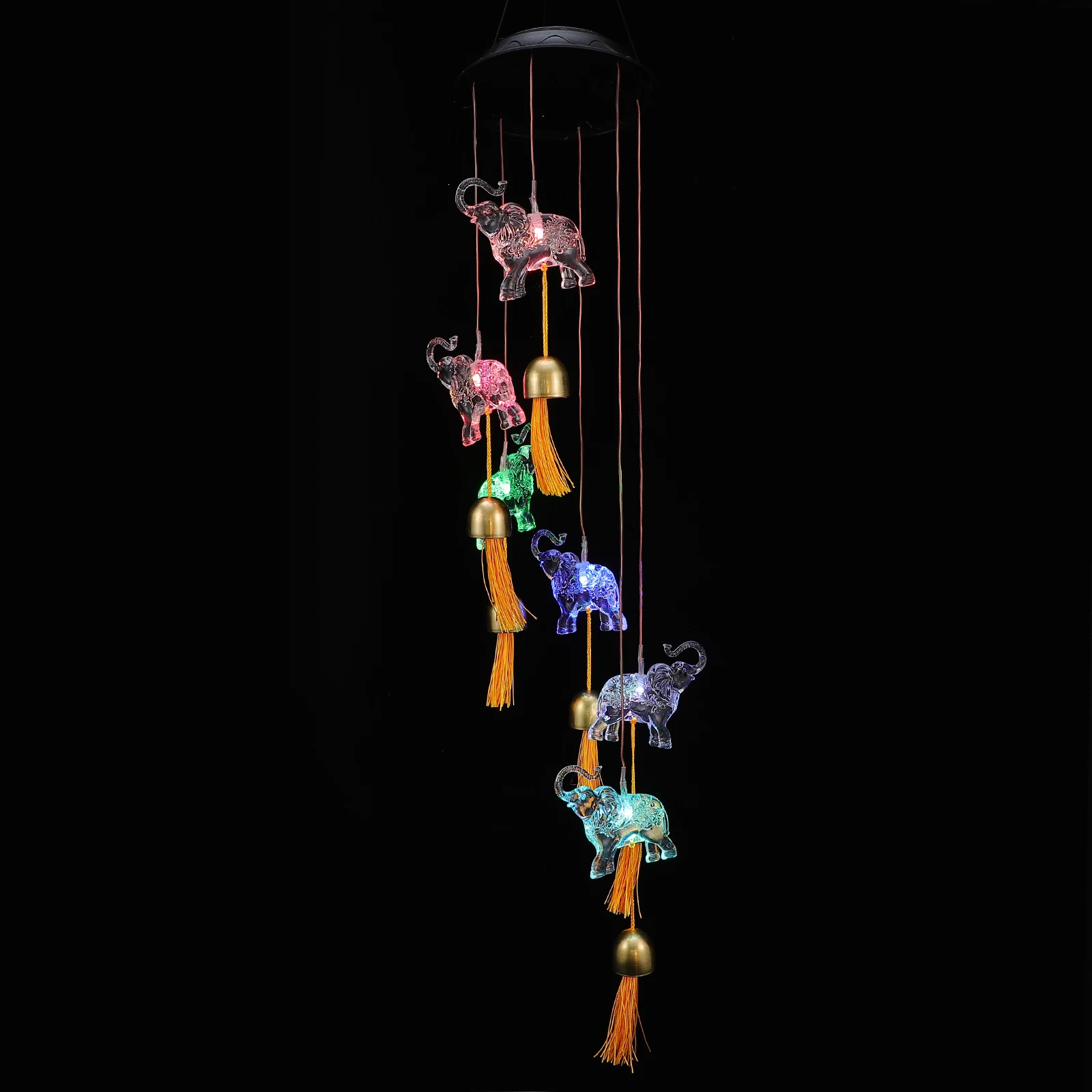 

Solar Wind Chime Lamp Led Garden Yard Decoration Wind Bell Pendant Outdoor Wedding Birthday Gift
