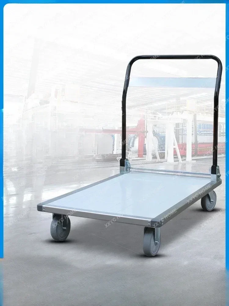 Z truck folding trolley multi-function light portable aluminum alloy pulling flat trolley