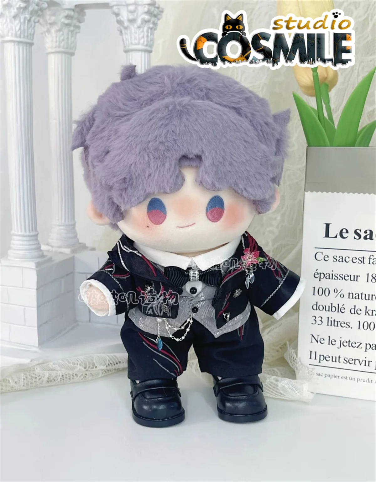 

New Game Love and Deepspace Rafayel ホムラ Wedding Suit Stuffed Plushie Plush 20cm Doll Body Clothes Toy Gift BB