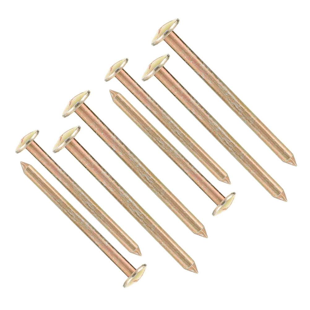 8 Pcs Nail Test Metal Marking Tool Sunlight Mount Outdoor Ground Nails Stainless Steel Permanent Survey Stakes Table Flagpole