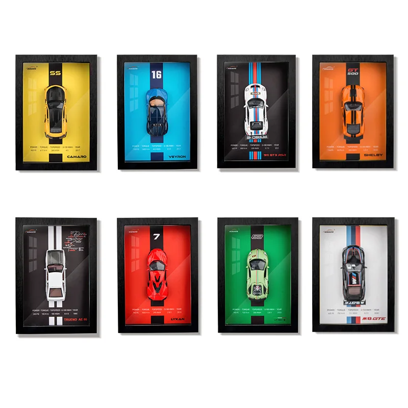 1:32 Diecast Metal Car Model 911 GT3, AE86, CAMARO, Charger, GT3