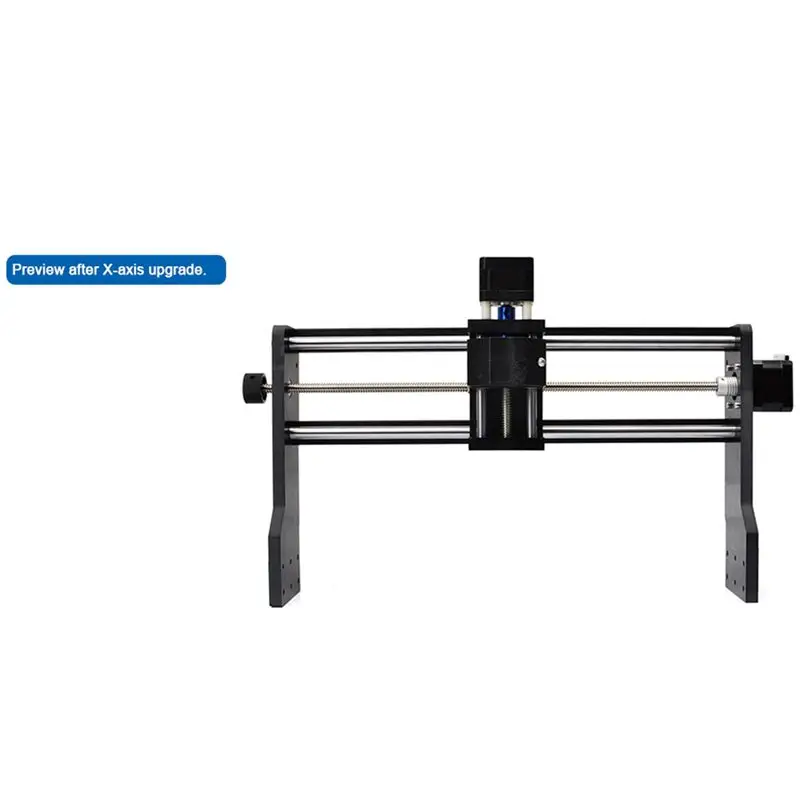 DT15 4x CNC 3018 Pro Upgrade Kit, Extension Kit for 3018 to 3040, Y-axis 450mm X-axis T8 Lead Screw for 3018 Pro Engraving