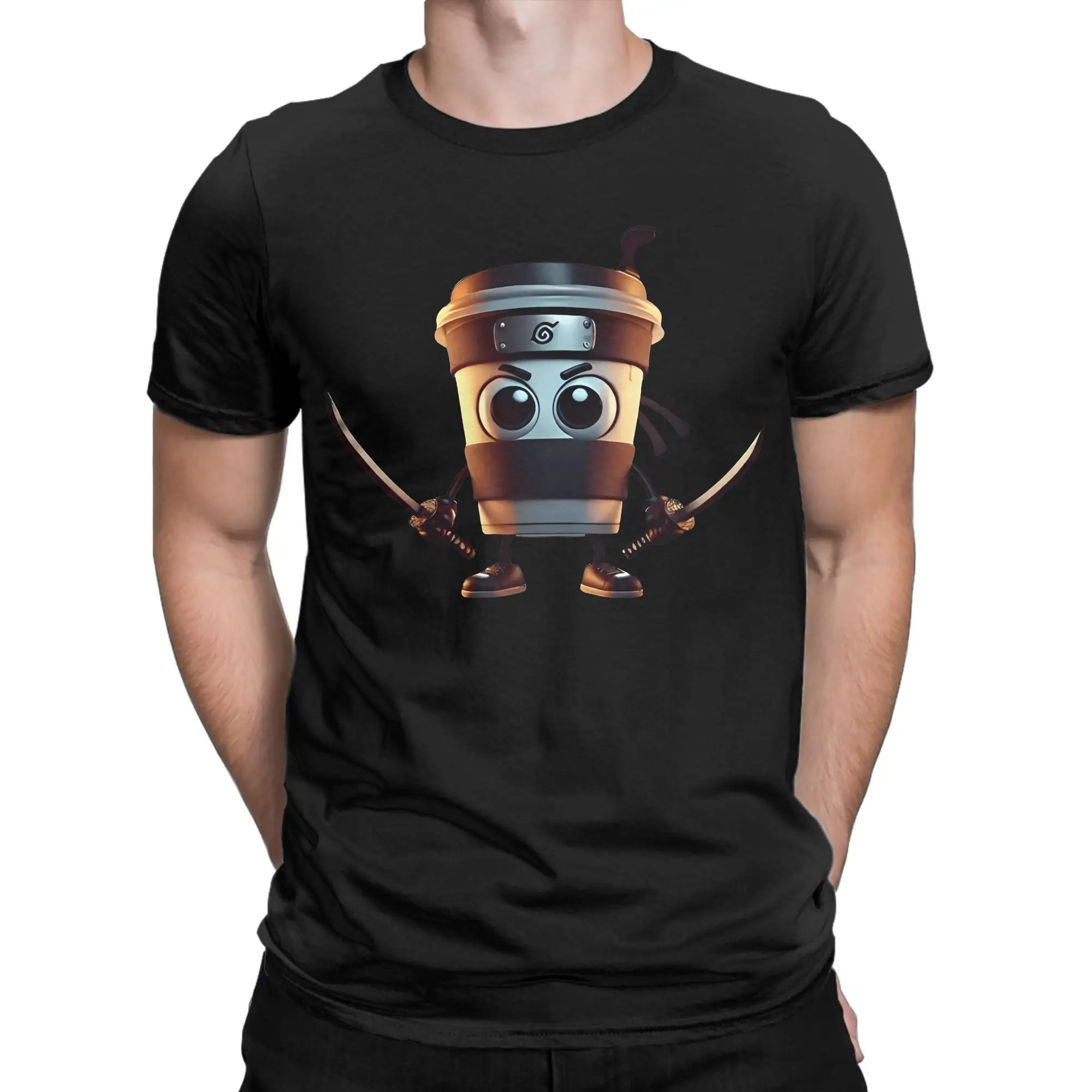 Cappuccino Assassino  T Shirt Summer Italian Brainrot Meme 100 Cotton T-Shirts For Men Popular Casual Short Sleeve Y2K Funny Tee